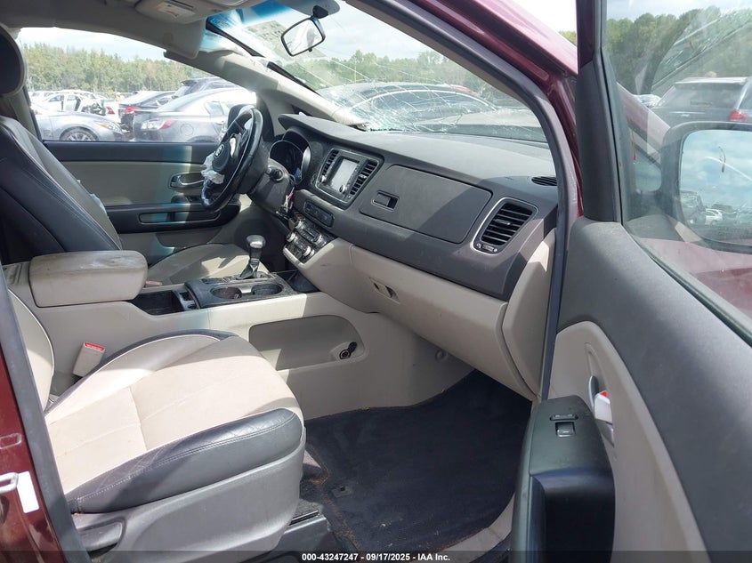 2017 KIA SEDONA LX KNDMB5C17H6282157