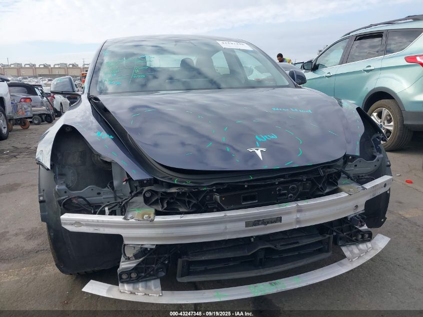 2022 Tesla Model 3 Long Range Dual Motor All-Wheel Drive VIN: 5YJ3E1EB3NF175379 Lot: 43247348