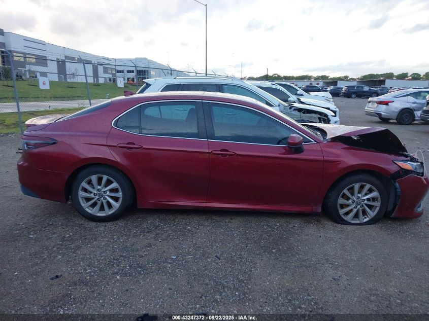 2022 Toyota Camry Le VIN: 4T1C11AK5NU694504 Lot: 43247372