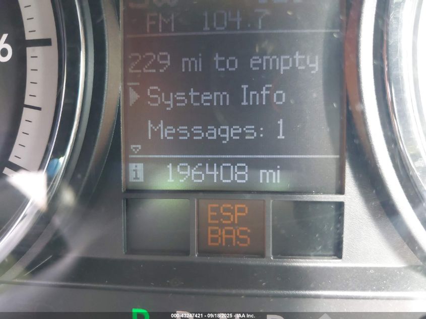 2009 Dodge Ram 1500 Slt/Sport/Trx VIN: 1D3HB13T49S815321 Lot: 43247421