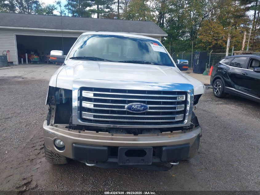 2013 Ford F-150 Lariat VIN: 1FTFW1ET3DFA77580 Lot: 43247439