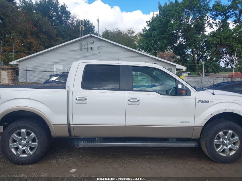 2013 Ford F-150 Lariat VIN: 1FTFW1ET3DFA77580 Lot: 43247439