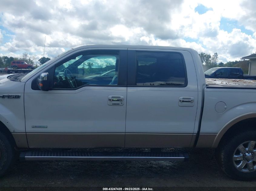 2013 Ford F-150 Lariat VIN: 1FTFW1ET3DFA77580 Lot: 43247439