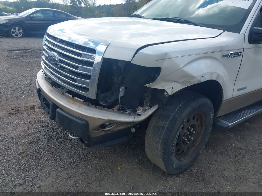 2013 Ford F-150 Lariat VIN: 1FTFW1ET3DFA77580 Lot: 43247439