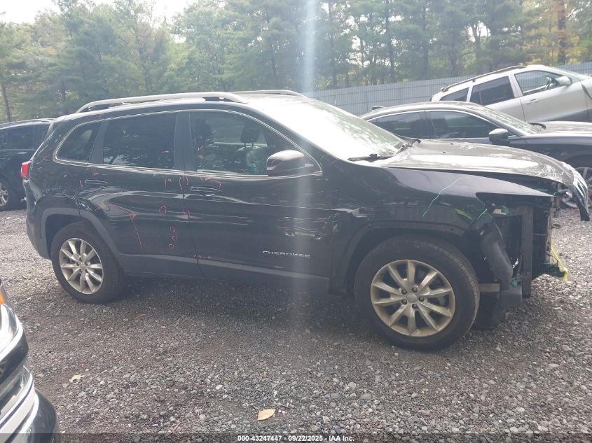 2015 Jeep Cherokee Limited VIN: 1C4PJMDS6FW752614 Lot: 43247447