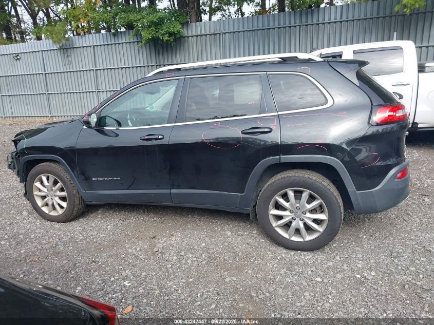 2015 Jeep Cherokee Limited VIN: 1C4PJMDS6FW752614 Lot: 43247447