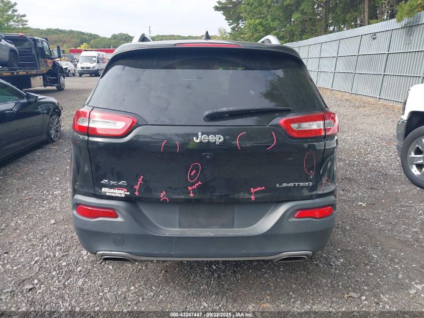 2015 Jeep Cherokee Limited VIN: 1C4PJMDS6FW752614 Lot: 43247447