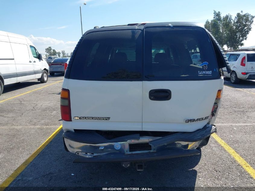 2002 Chevrolet Suburban 1500 Ls VIN: 1GNEC16T72J106650 Lot: 43247499