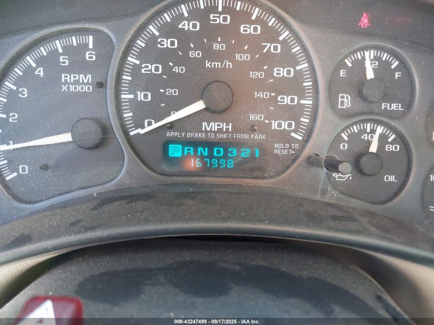 2002 Chevrolet Suburban 1500 Ls VIN: 1GNEC16T72J106650 Lot: 43247499