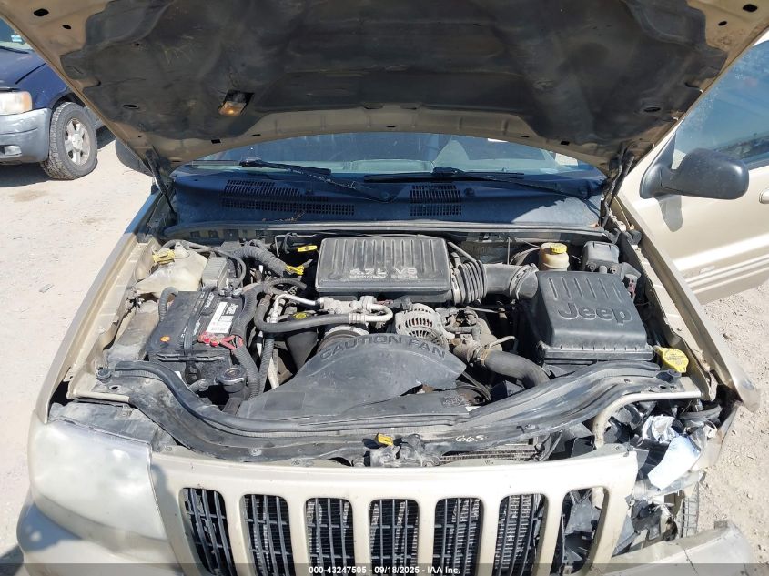 2000 Jeep Grand Cherokee Limited VIN: 1J4GW58N1YC242326 Lot: 43247505