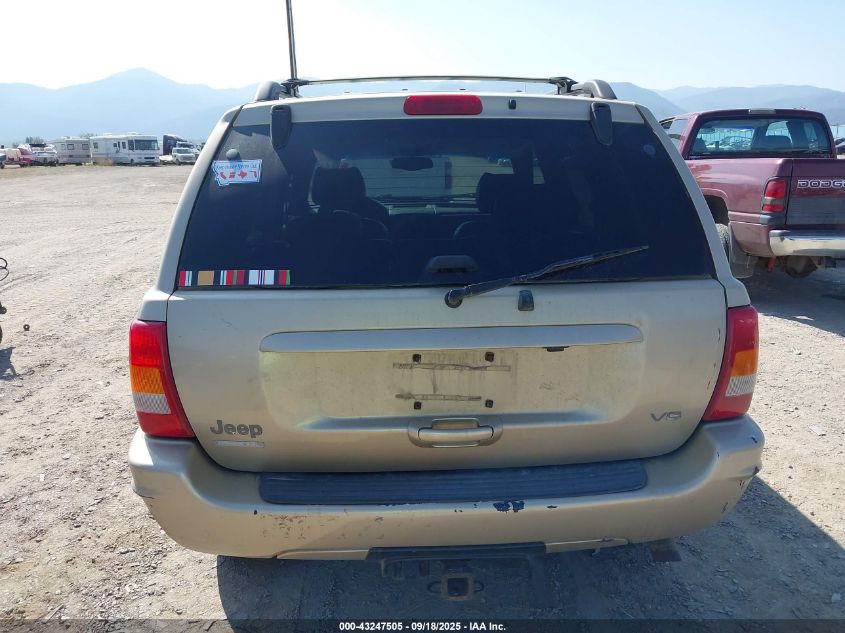 2000 Jeep Grand Cherokee Limited VIN: 1J4GW58N1YC242326 Lot: 43247505