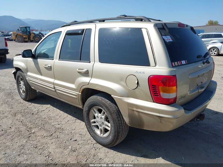 1J4GW58N1YC242326 2000 JEEP GRAND CHEROKEE photo no. 3