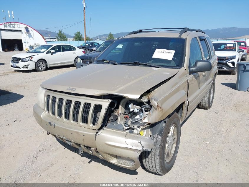 2000 Jeep Grand Cherokee Limited VIN: 1J4GW58N1YC242326 Lot: 43247505