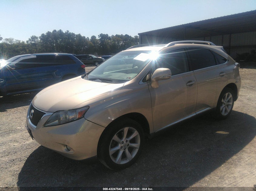 2010 Lexus Rx 350 beige other gasoline 2T2ZK1BA8AC033067 photo #3