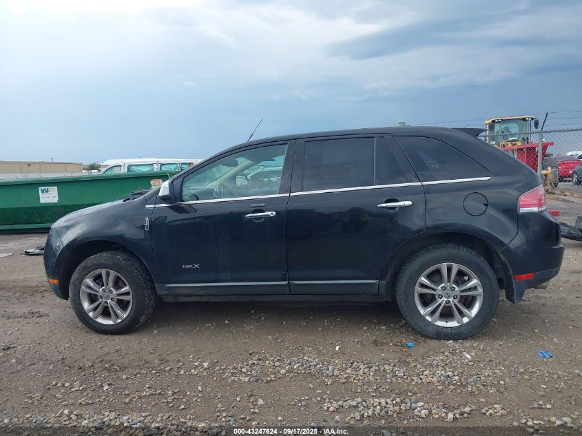 2010 Lincoln Mkx VIN: 2LMDJ6JC3ABJ30834 Lot: 43247624