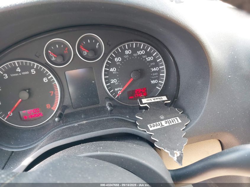 2006 Audi A3 2.0T VIN: WAUNF98P66A195001 Lot: 43247658