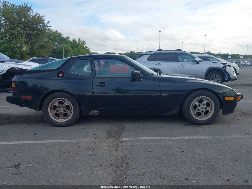 1985 Porsche 944 VIN: WP0AA0945FN451668 Lot: 43247668