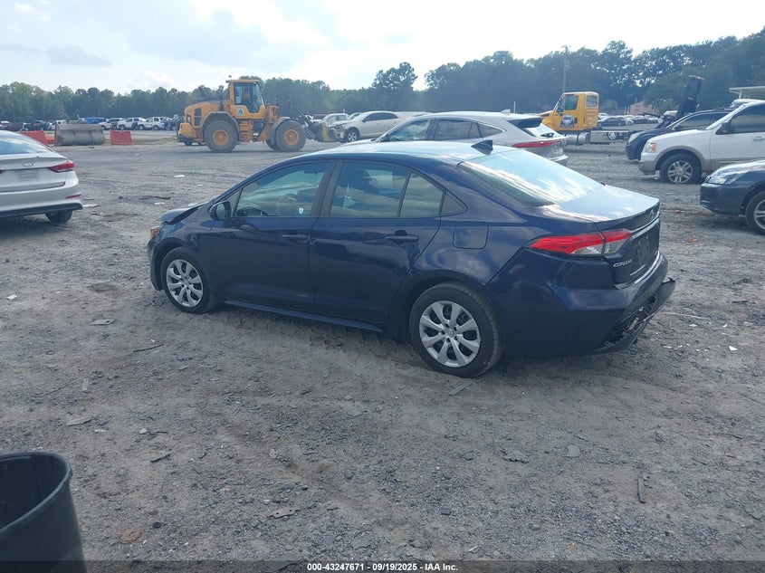 2020 Toyota Corolla 1.8 Le Blue Lot 111043247671 Vin 5YFEPRAE6LP127457