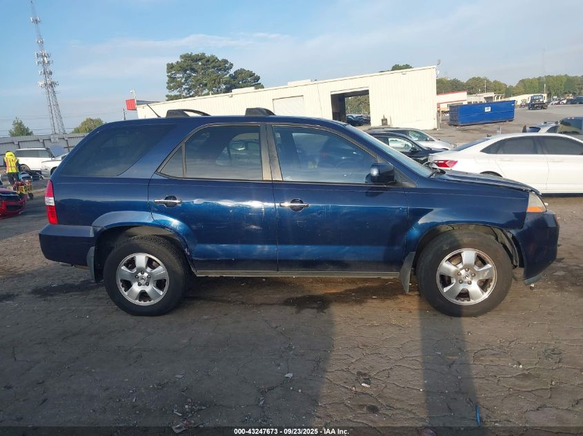2003 Acura Mdx VIN: 2HNYD18243H543106 Lot: 43247673
