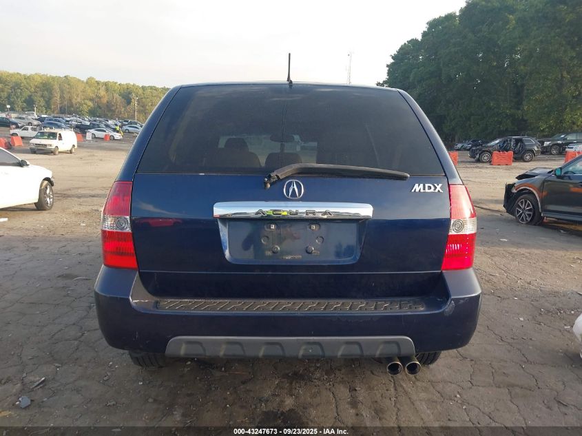 2003 Acura Mdx VIN: 2HNYD18243H543106 Lot: 43247673