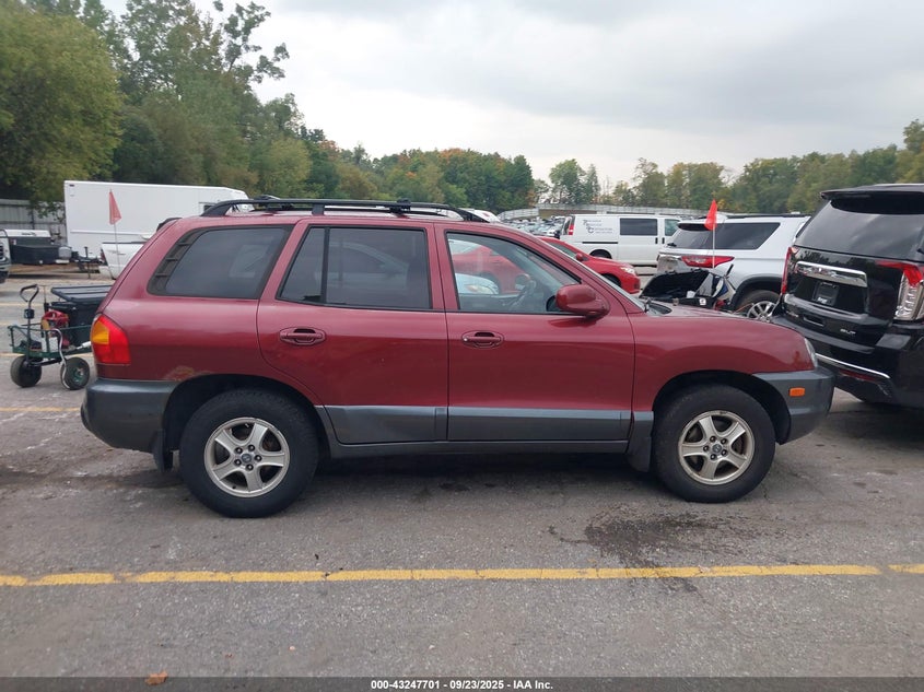 2002 Hyundai Santa Fe VIN: BRITTANYRICHARDS Lot: 43247701