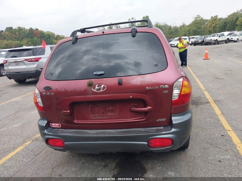 2002 Hyundai Santa Fe VIN: BRITTANYRICHARDS Lot: 43247701