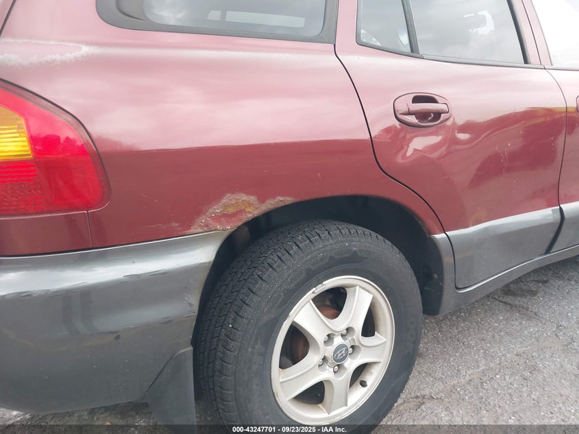 2002 Hyundai Santa Fe VIN: BRITTANYRICHARDS Lot: 43247701