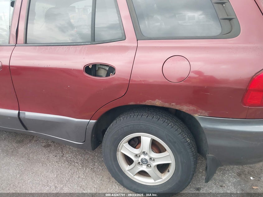 2002 Hyundai Santa Fe VIN: BRITTANYRICHARDS Lot: 43247701