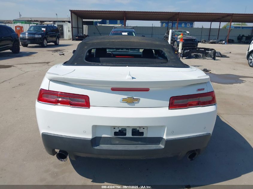 2015 Chevrolet Camaro 2Ss VIN: 2G1FK3DJ0F9222280 Lot: 43247764