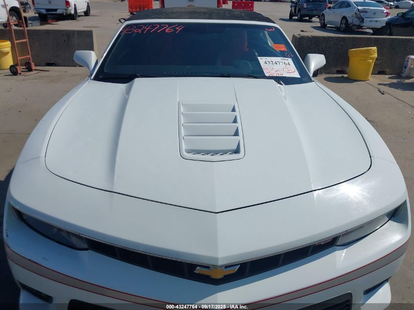 2015 Chevrolet Camaro 2Ss VIN: 2G1FK3DJ0F9222280 Lot: 43247764