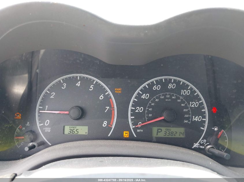 2010 Toyota Corolla Le VIN: 2T1BU4EE0AC397600 Lot: 43247769