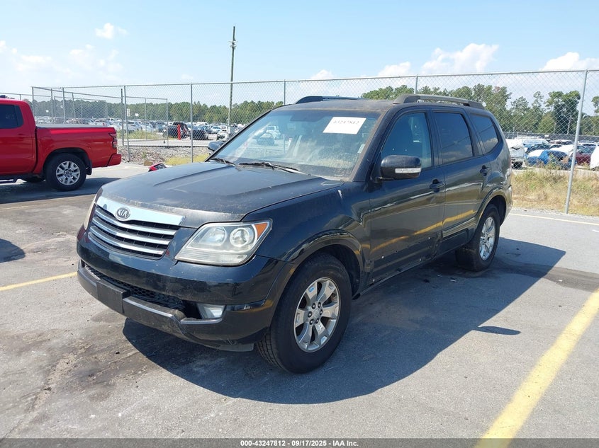 2009 Kia Borrego Ex V6 black other gasoline KNDJJ741395022071 photo #3