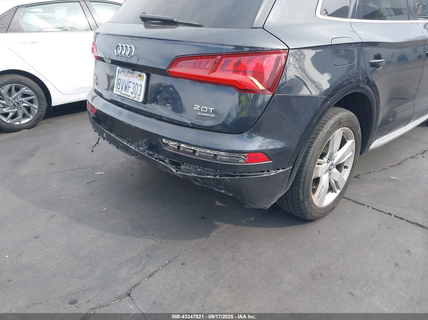 2018 AUDI Q5 2.0T TECH PREMIUM - WA1BNAFY8J2042297