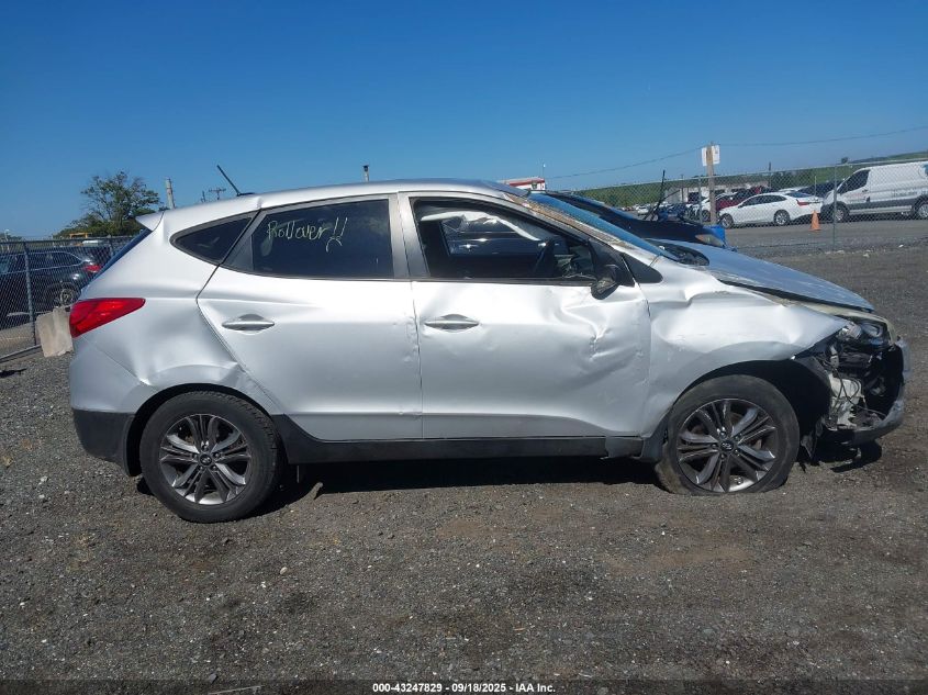 2014 Hyundai Tucson Gls VIN: KM8JTCAF2EU824383 Lot: 43247829