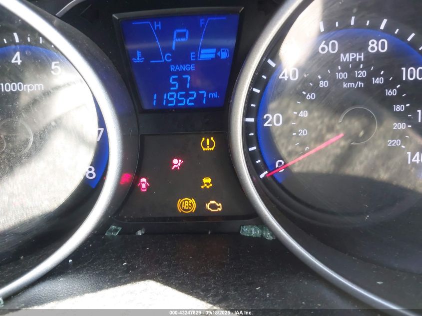 2014 Hyundai Tucson Gls VIN: KM8JTCAF2EU824383 Lot: 43247829