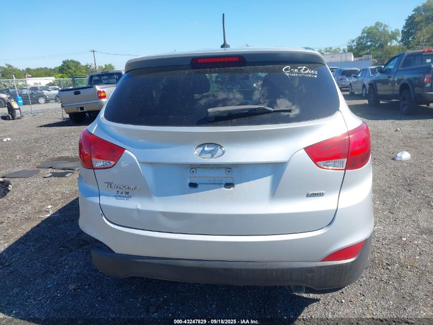 2014 Hyundai Tucson Gls VIN: KM8JTCAF2EU824383 Lot: 43247829