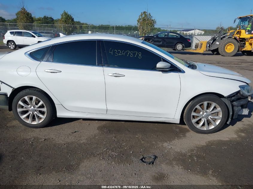 2015 Chrysler 200 C VIN: 1C3CCCCG5FN653907 Lot: 43247878