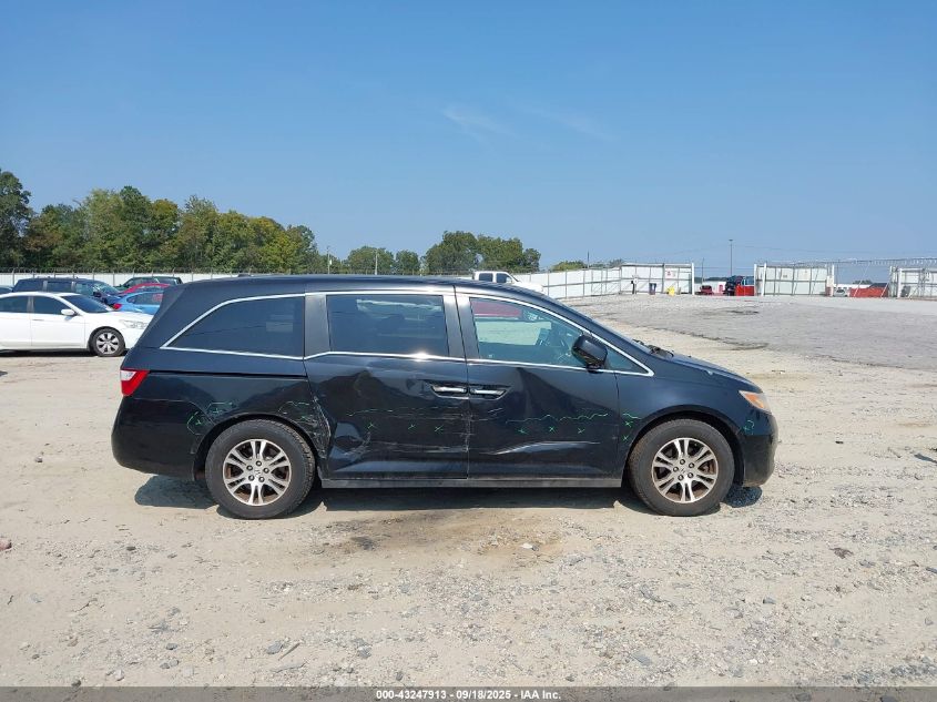 2012 Honda Odyssey Ex-L VIN: 5FNRL5H62CB104659 Lot: 43247913