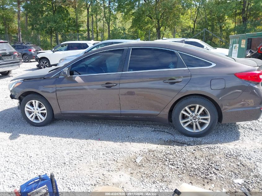 2017 Hyundai Sonata VIN: 5NPE24AF7HH457607 Lot: 43247928