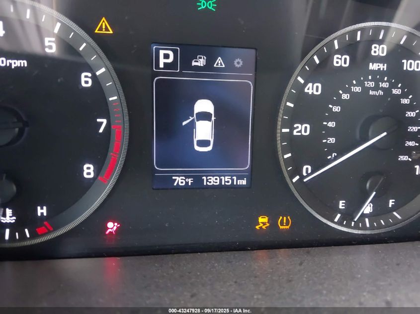 2017 Hyundai Sonata VIN: 5NPE24AF7HH457607 Lot: 43247928