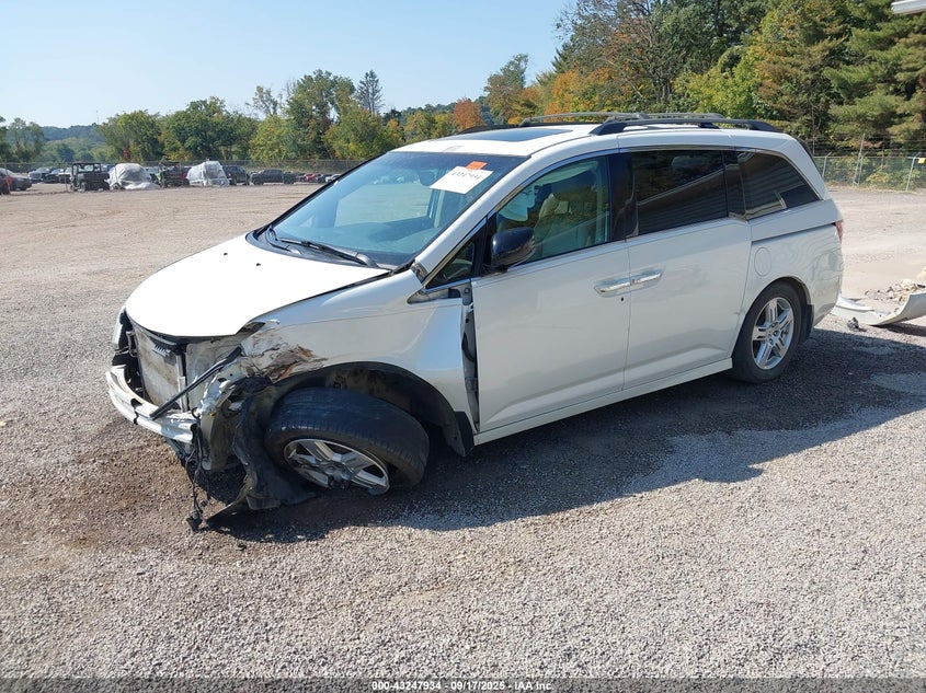Vin: 5fnrl5h9xcb145597, lot: 43742476, honda odyssey touring/touring elite 20122