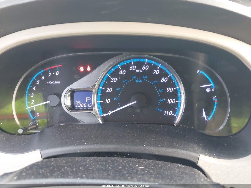 2011 Toyota Sienna Xle V6 VIN: 5TDYK3DC2BS122538 Lot: 43247955