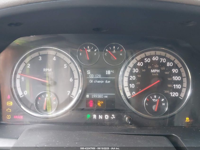 2009 Dodge Ram 1500 Slt/Sport/Trx VIN: 1D3HV18T19S793875 Lot: 43247958