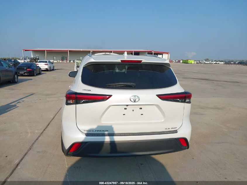 2023 Toyota Highlander Xle VIN: 5TDKDRBH5PS006405 Lot: 43247957