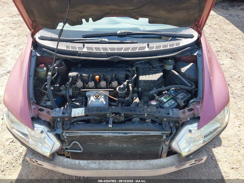 2009 Honda Civic Lx VIN: 2HGFA16559H547680 Lot: 43247992