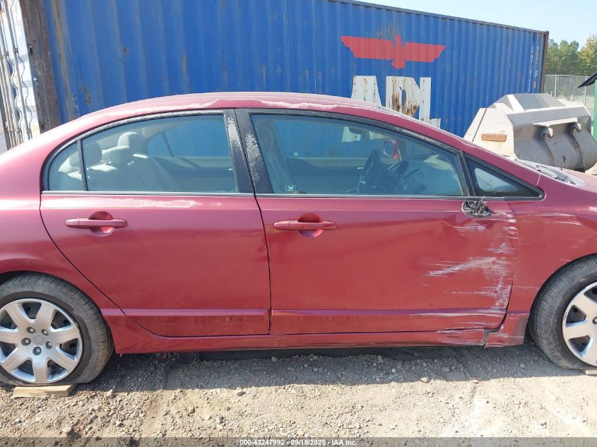 2009 Honda Civic Lx VIN: 2HGFA16559H547680 Lot: 43247992