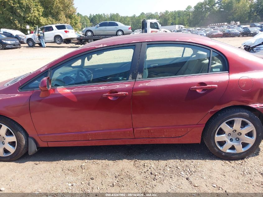 2009 Honda Civic Lx VIN: 2HGFA16559H547680 Lot: 43247992