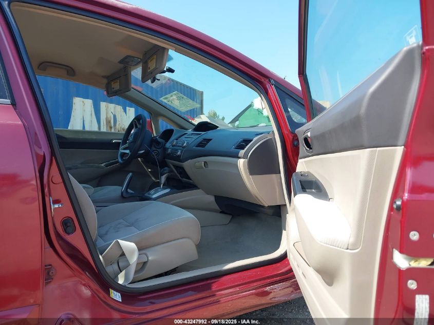 2009 Honda Civic Lx VIN: 2HGFA16559H547680 Lot: 43247992