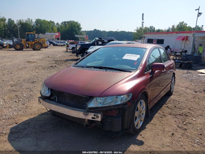 2009 Honda Civic Lx VIN: 2HGFA16559H547680 Lot: 43247992