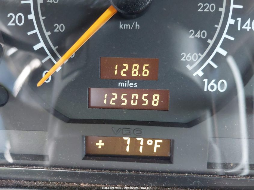 1997 Mercedes-Benz S 320 Base Lwb VIN: WDBGA33G7VA335861 Lot: 43247996